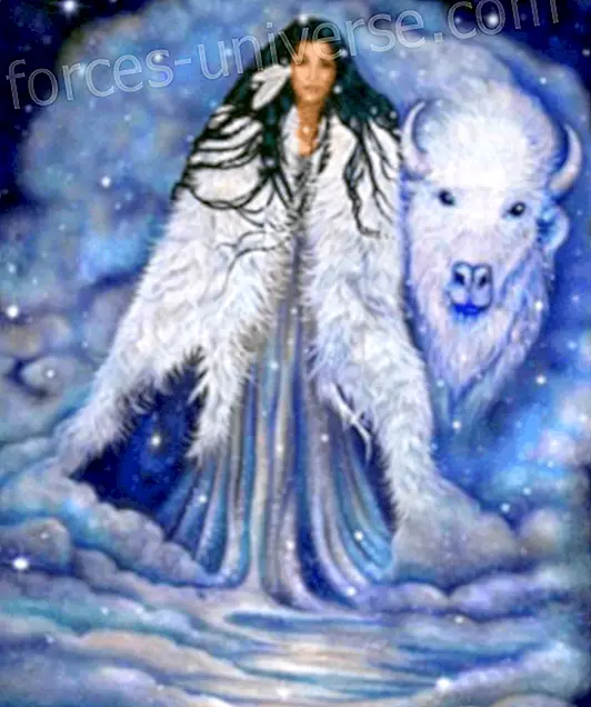 White bison woman     Creating the new paradigm - Messages from Heaven