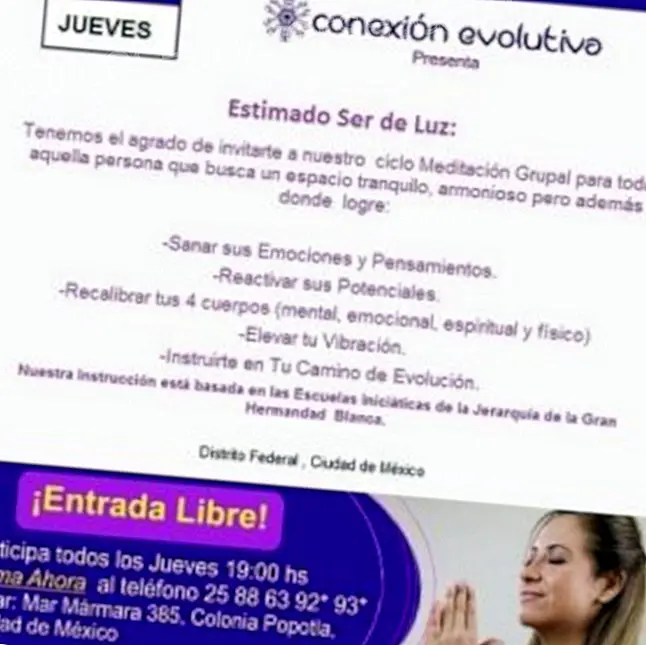 Hver torsdag: Gruppemeditationscyklus i Mexico City - gratis adgang - professionel